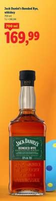Jack Daniel's Bonded Rye, whiskey