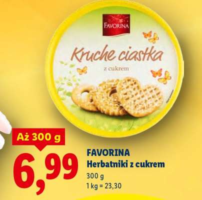 FAVORINA Herbatniki z cukrem