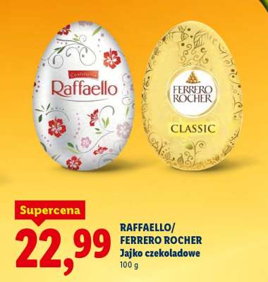 RAFFAELLO/FERRERO ROCHER Jajko czekoladowe