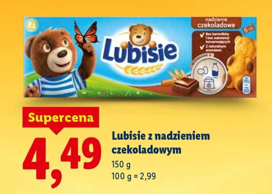 Lubisie z nadzieniem czekoladowym