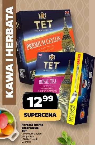 Herbata czarna ekspresowa TET