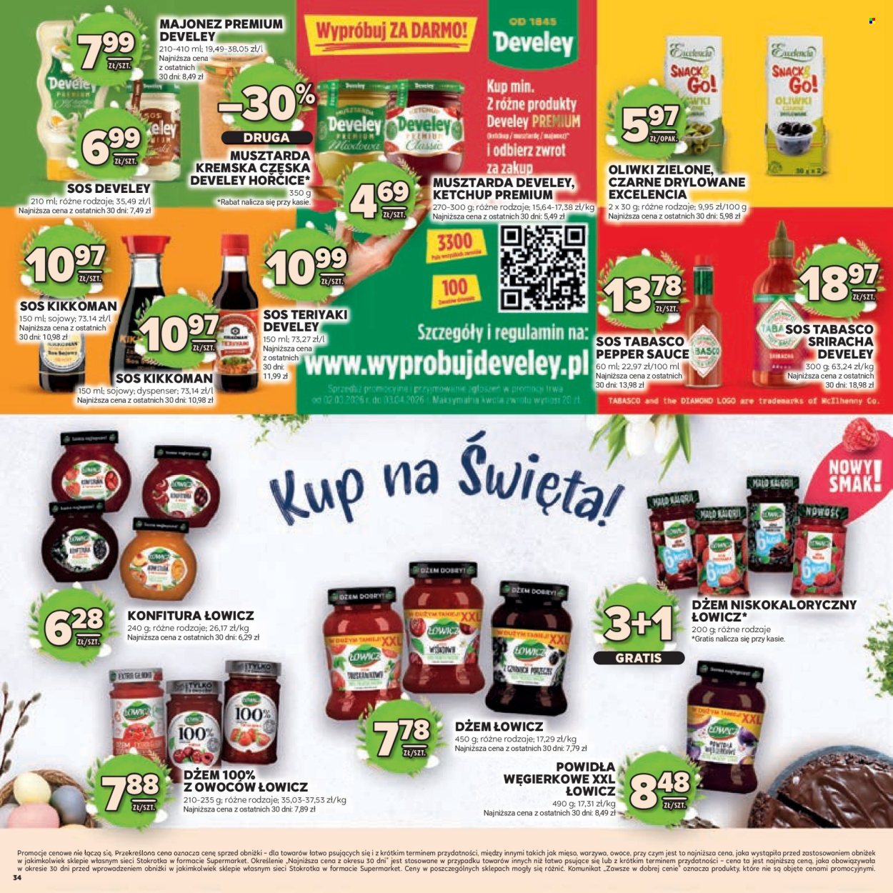Gazetka Stokrotka Supermarket - 19.03.2026 - 8.04.2026. Strona 34