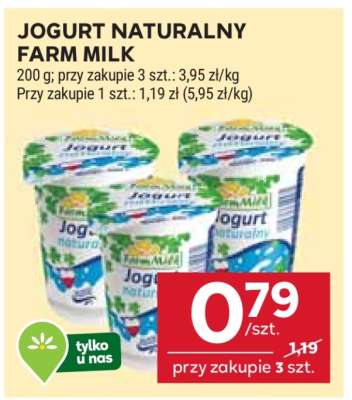 Jogurt naturalny Farm Milk