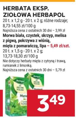 HERBATA EKSP. ZIOŁOWA HERBAPOL