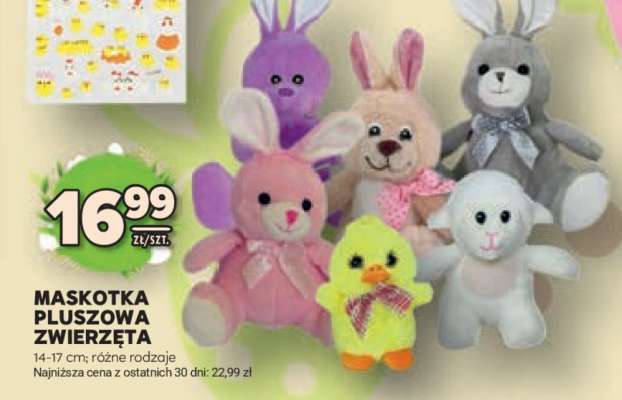 Maskotka pluszowa zwierzęta