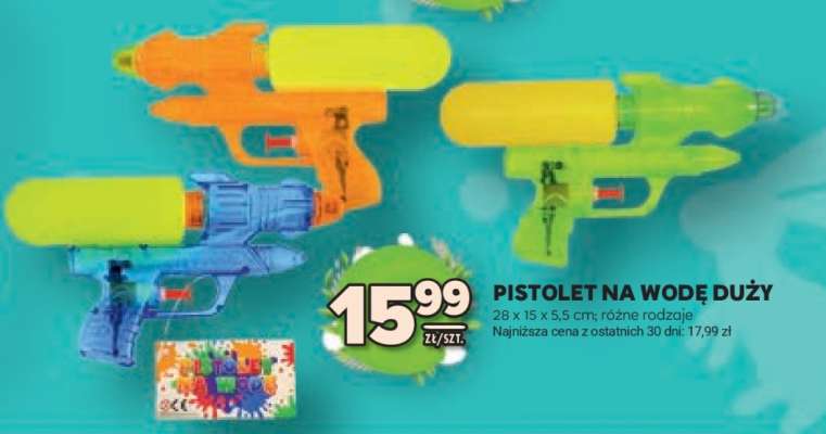 Pistolet na wodę duży