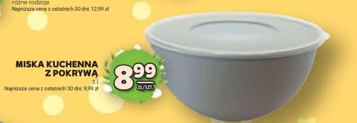 MISKA KUCHENNA Z POKRYWĄ