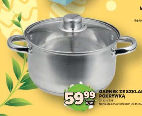 Garnek ze szklaną pokrywką