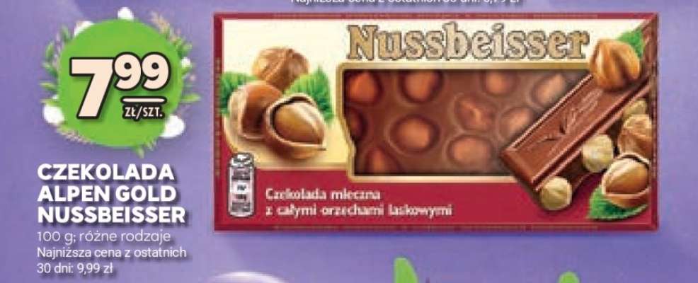 Czekolada Alpen Gold Nussbeisser