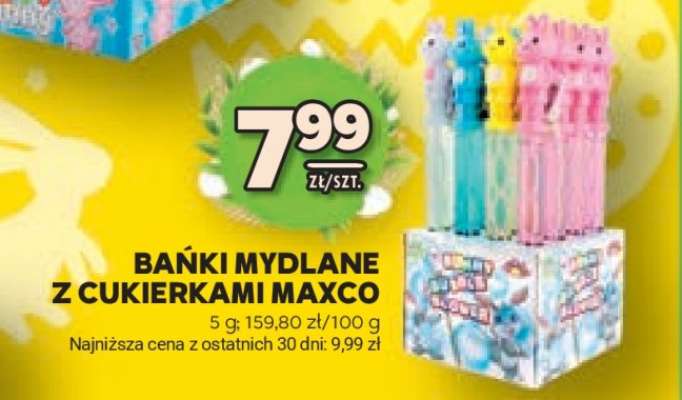 Bańki mydlane z cukierkami Maxco