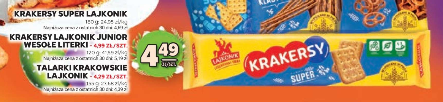 Krakersy Super Lajkonik