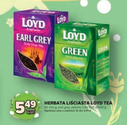 HERBATA LIŚCIASTA LOYD TEA