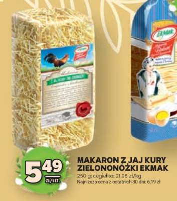 Makaron z jaj kury zielononóżki EKMAK