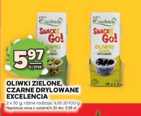 Oliwki zielone, czarne drylowane Excelencia