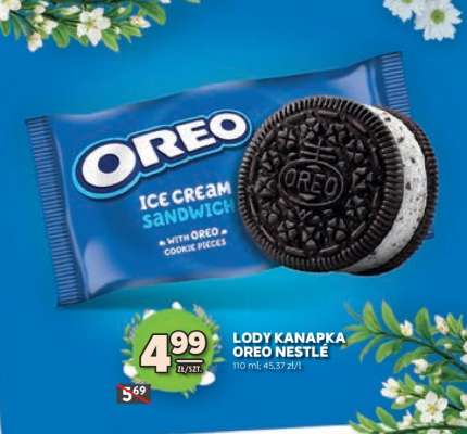 Lody Kanapka Oreo Nestlé