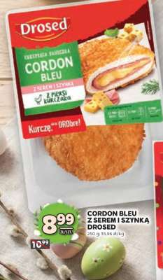 Cordon Bleu z serem i szynką Drosed