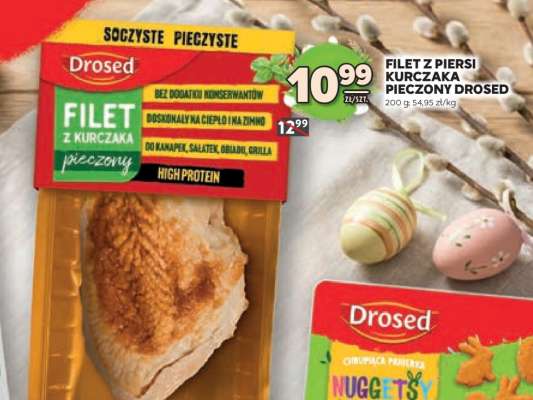 Filet z piersi kurczaka pieczony Drosed