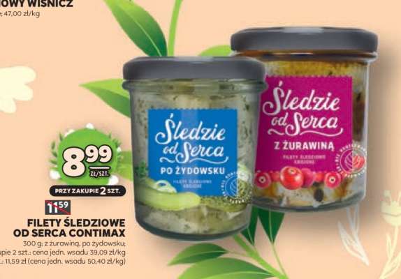 Filety śledziowe od serca Contimax