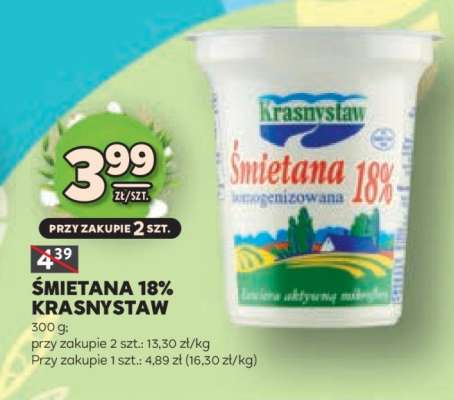 Śmietana 18% Krasnystaw