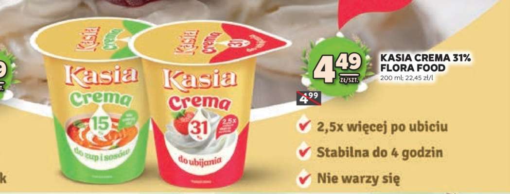 Kasia Crema 31% Flora Food