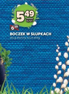 Boczek w słupkach