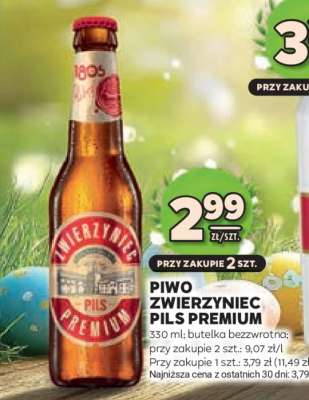 Piwo Zwierzyniec Pils Premium