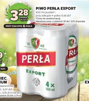 Piwo PERŁA EXPORT