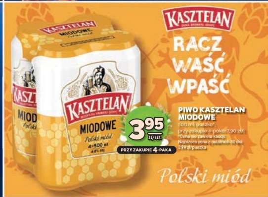Piwo Kasztelan Miodowe