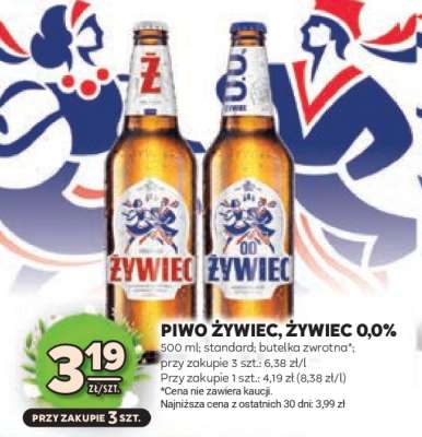 PIWO ŻYWIEC, ŻYWIEC 0,0%