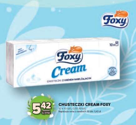 Chusteczki Cream Foxy