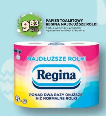 Papier toaletowy REGINA NAJDŁUŻSZE ROLKI