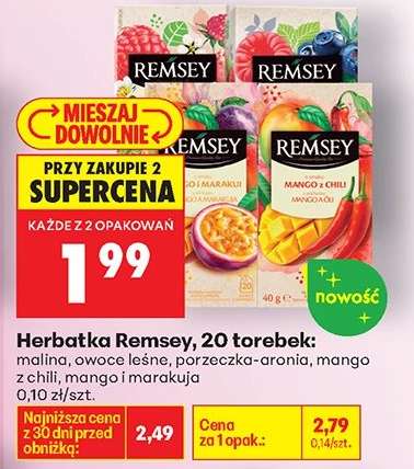 Herbatka Remsey, 20 torebek