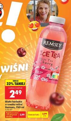 Biała herbata o smaku wiśni Remsey, 750 ml
