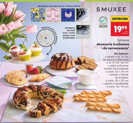 Szklane akcesoria kuchenne i do serwowania