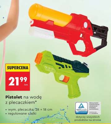 Pistolet na wodę z plecaczkiem