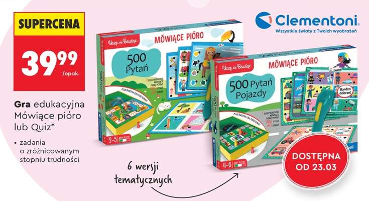 Gra edukacyjna Mówiące pióro lub Quiz