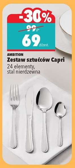 Zestaw sztućców Capri