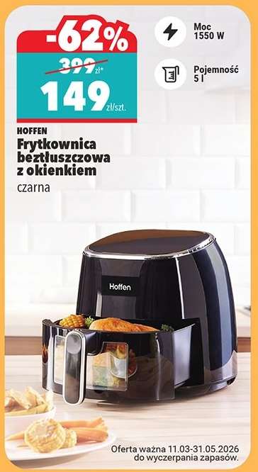 Frytkownica beztłuszczowa z okienkiem