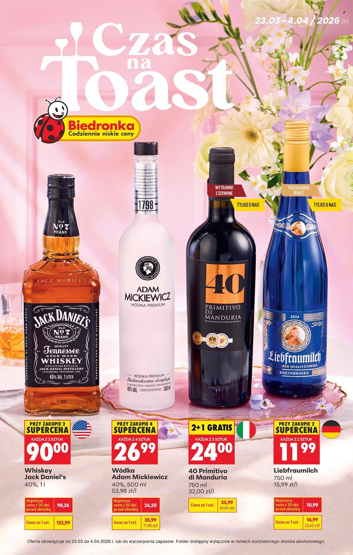 Gazetka Biedronka - 23.03.2026 - 4.04.2026. Strona 1