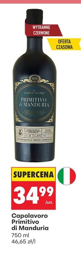 CAPOLAVORO PRIMITIVO DI MANDURIA