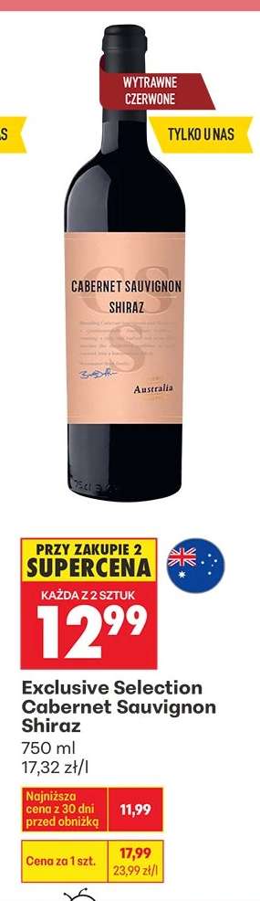 Exclusive Selection Cabernet Sauvignon Shiraz