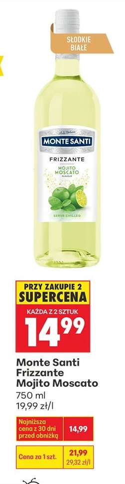 Monte Santi Frizzante Mojito Moscato