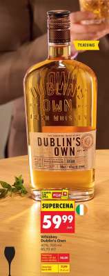 WHISKEY DUBLIN'S OWN 40%, 700 ML