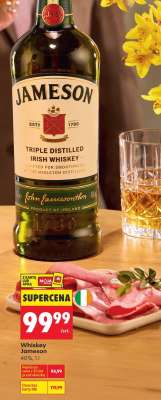 Whiskey Jameson 40%, 1 l