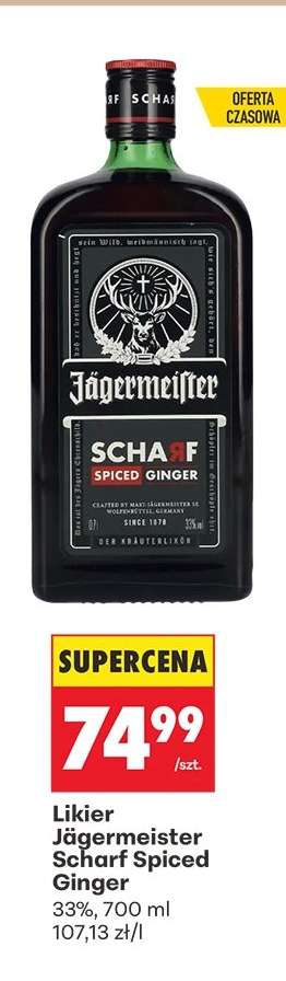 LIKIER JÄGERMEISTER SCHARF SPICED GINGER
