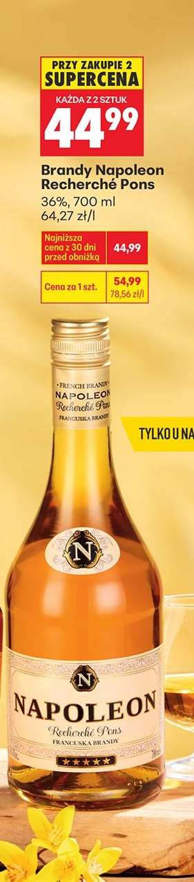 BRANDY NAPOLEON RECHERCHÉ PONS