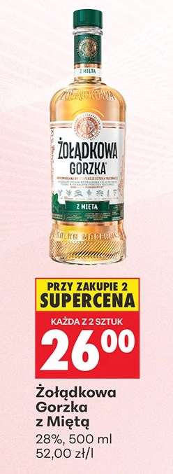 ŻOŁĄDKOWA GORZKA Z MIĘTĄ