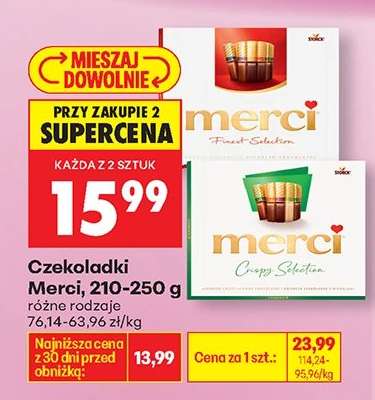 Czekoladki Merci, 210-250 g