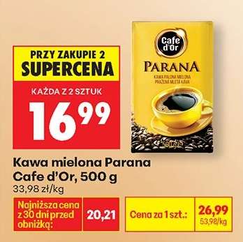 Kawa mielona Parana Cafe d'Or, 500 g