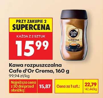 Kawa rozpuszczalna Cafe d'Or Crema , 160 g